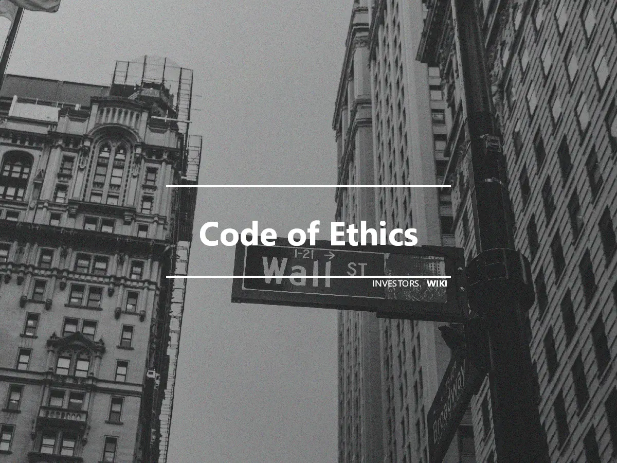 Code of Ethics