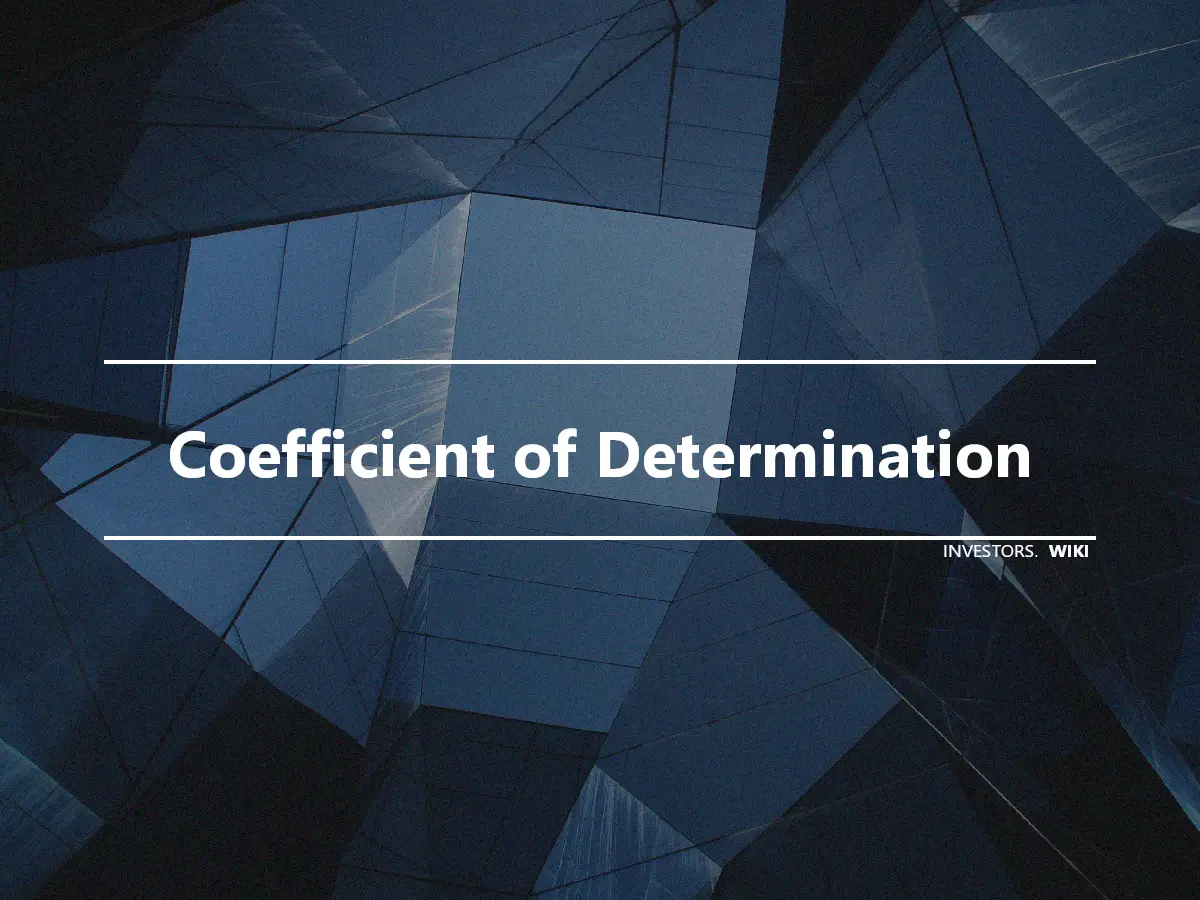 Coefficient of Determination