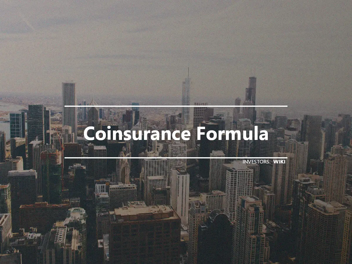 Coinsurance Formula