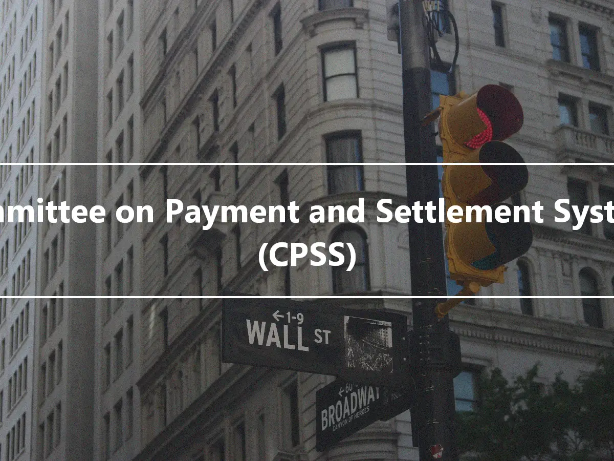 Committee on Payment and Settlement Systems (CPSS)