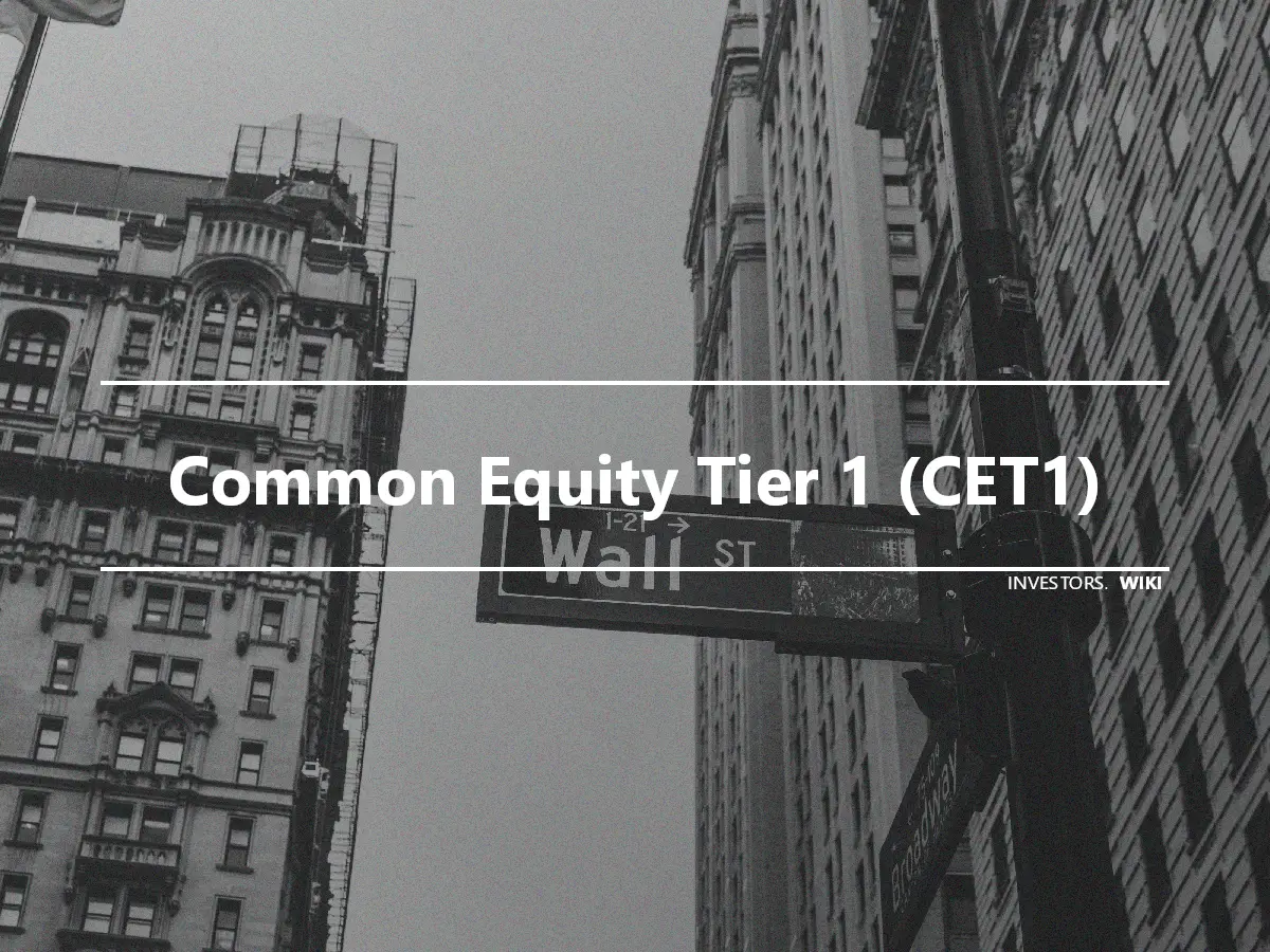 Common Equity Tier 1 (CET1)