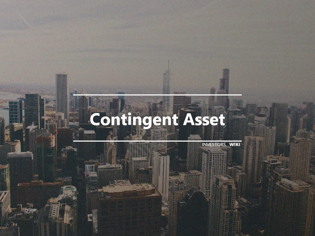 Contingent Asset