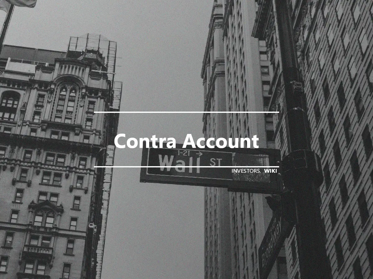 Contra Account