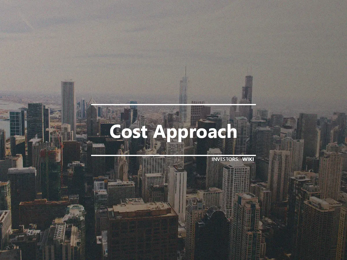 Cost Approach