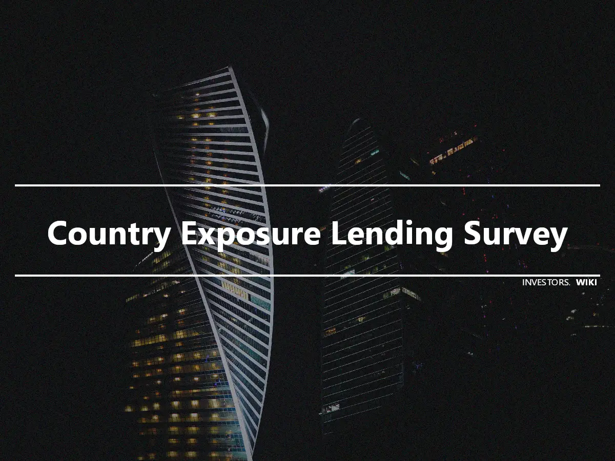 Country Exposure Lending Survey