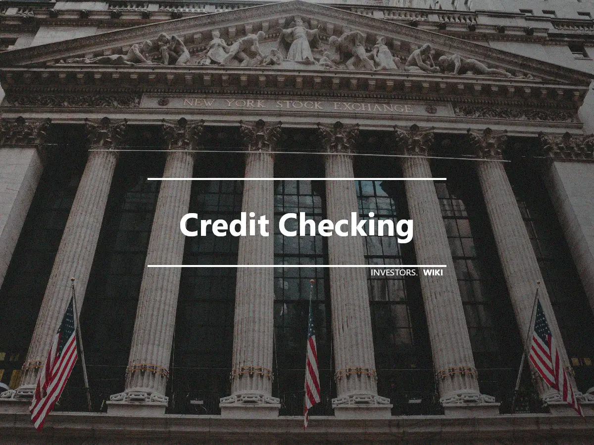 Credit Checking