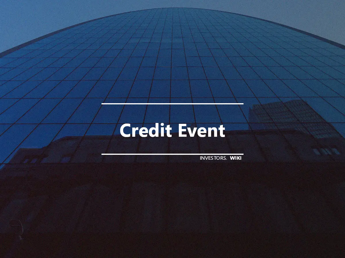 Credit Event