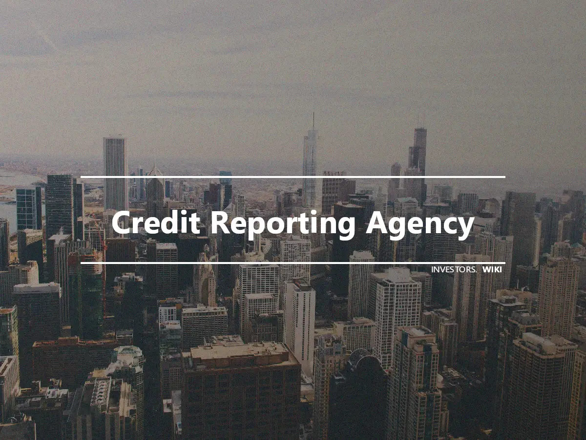Credit Reporting Agency