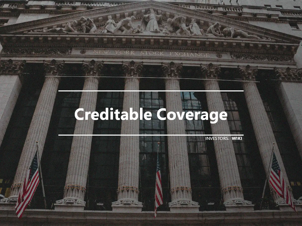 Creditable Coverage