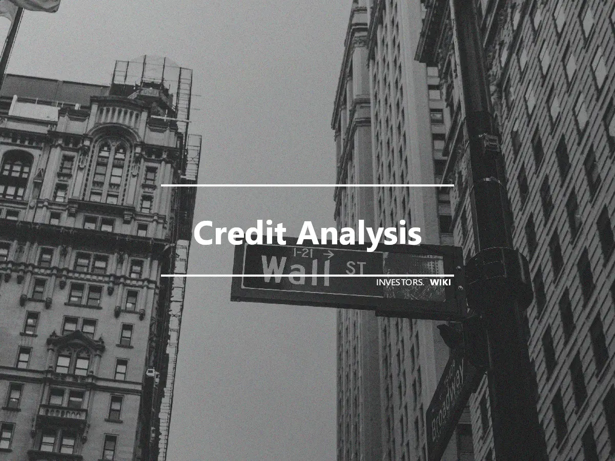 Credit Analysis