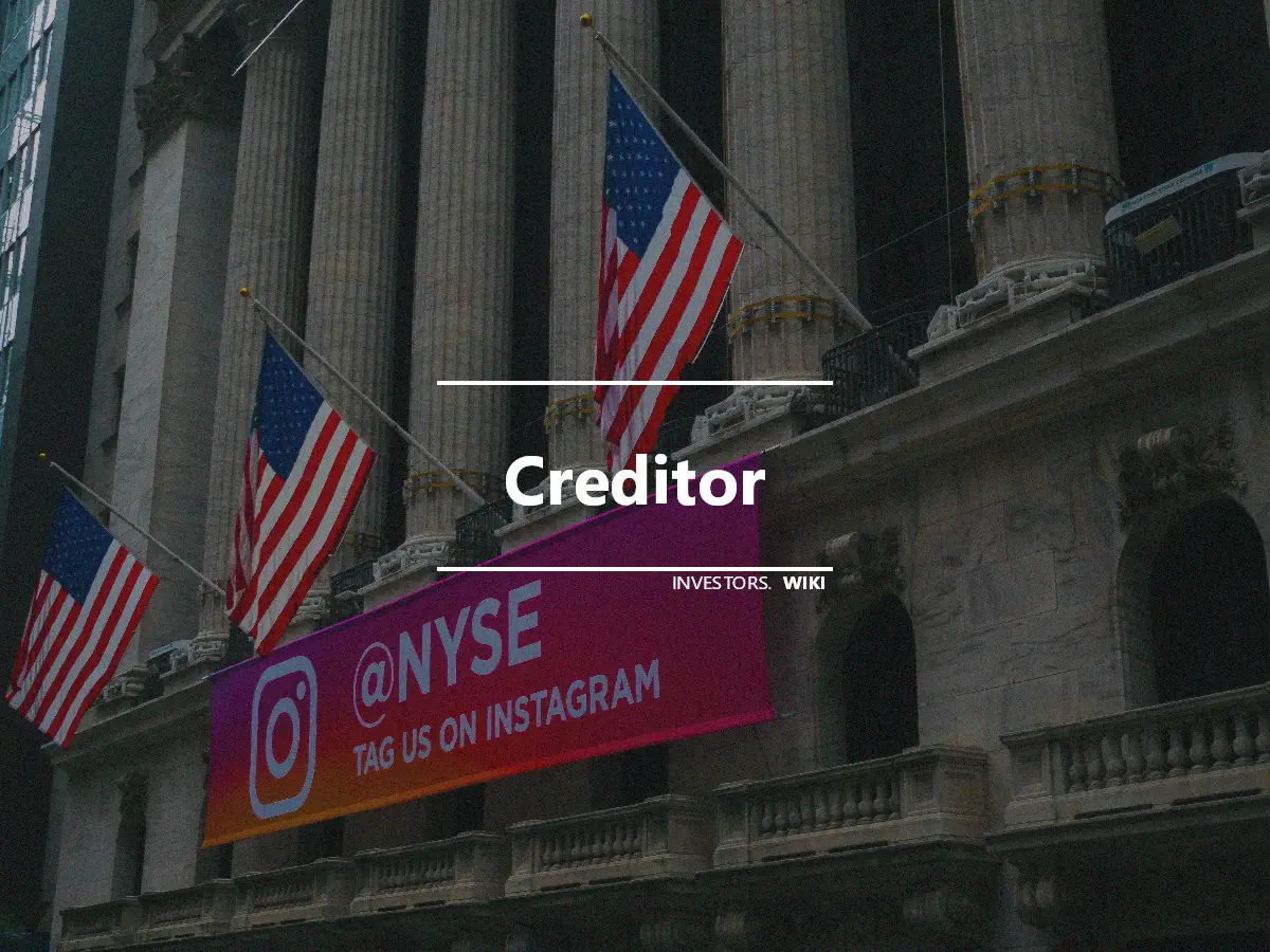 Creditor