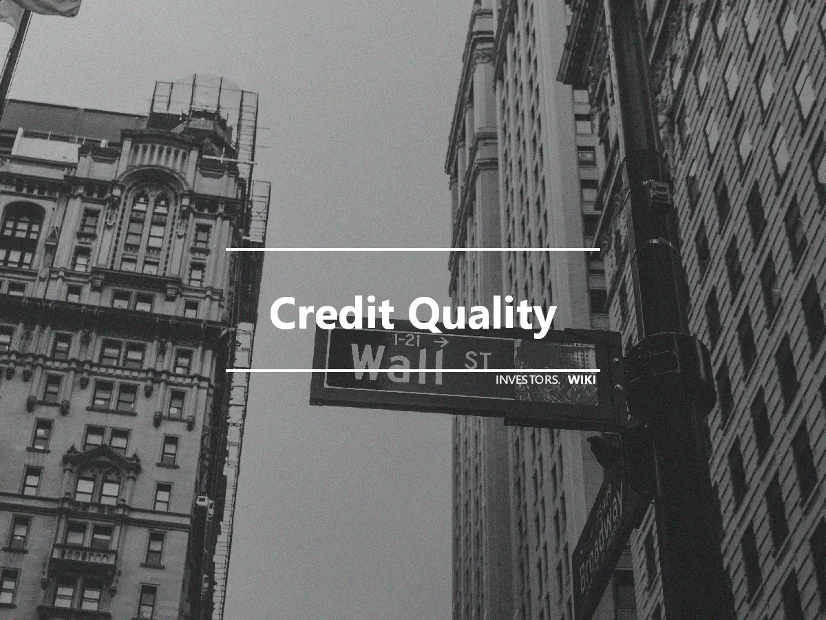 Credit Quality