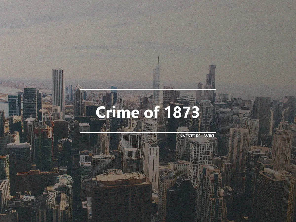 Crime of 1873