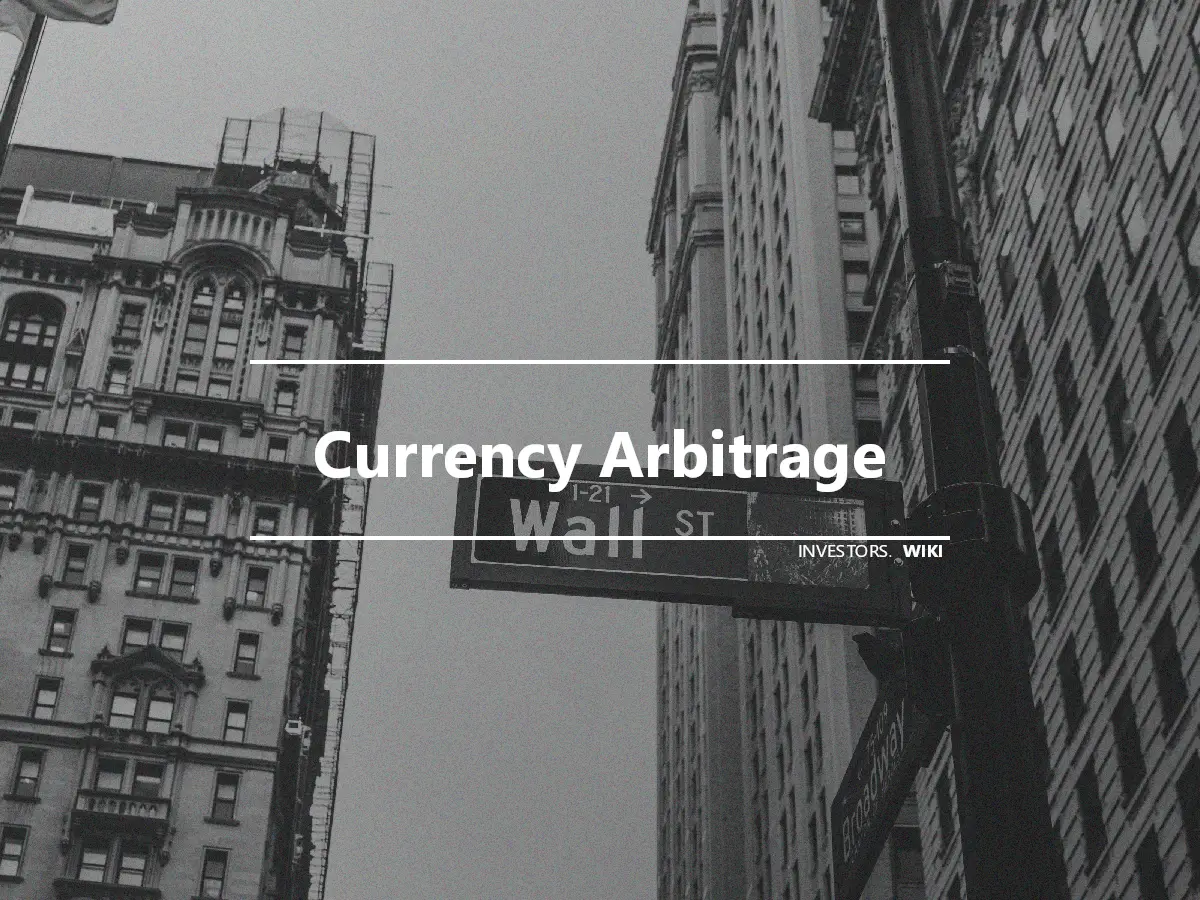 Currency Arbitrage