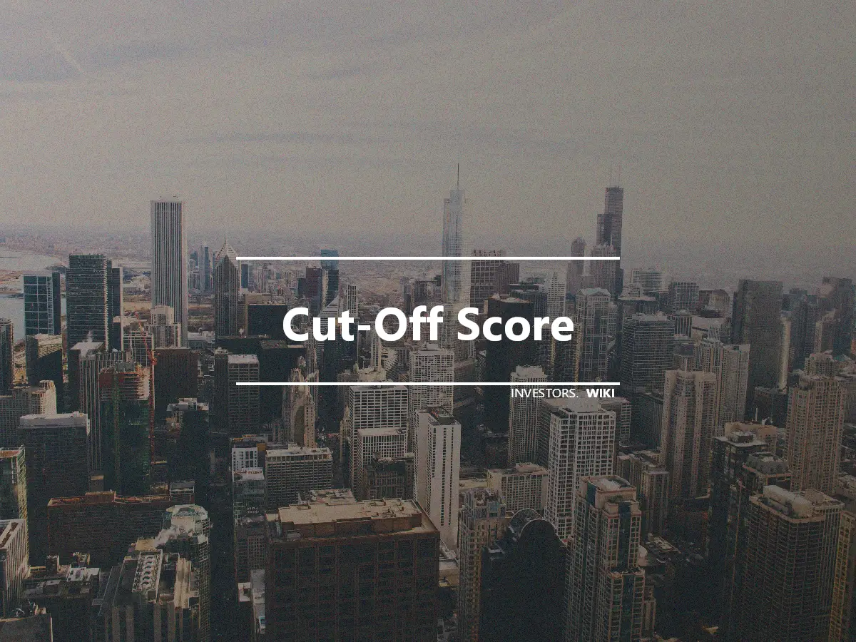 Cut-Off Score