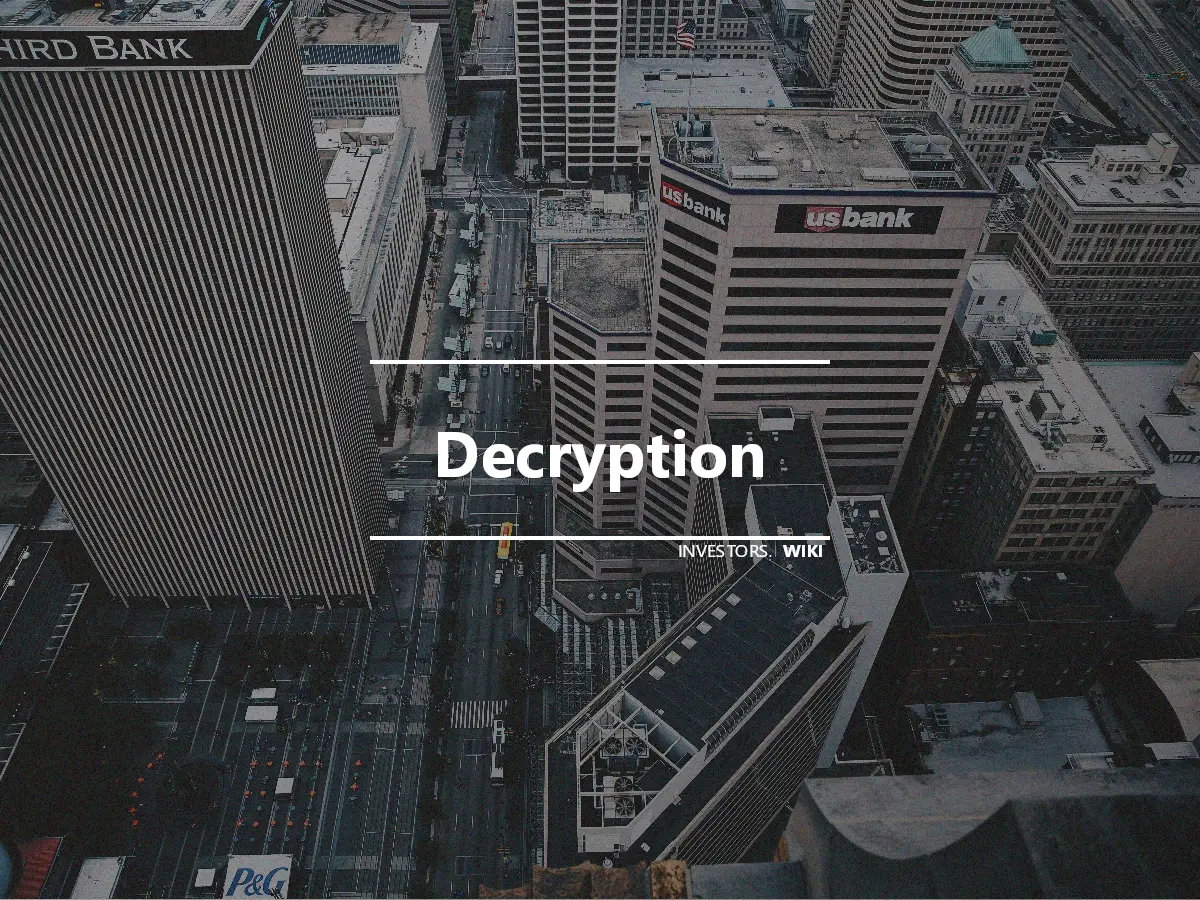 Decryption