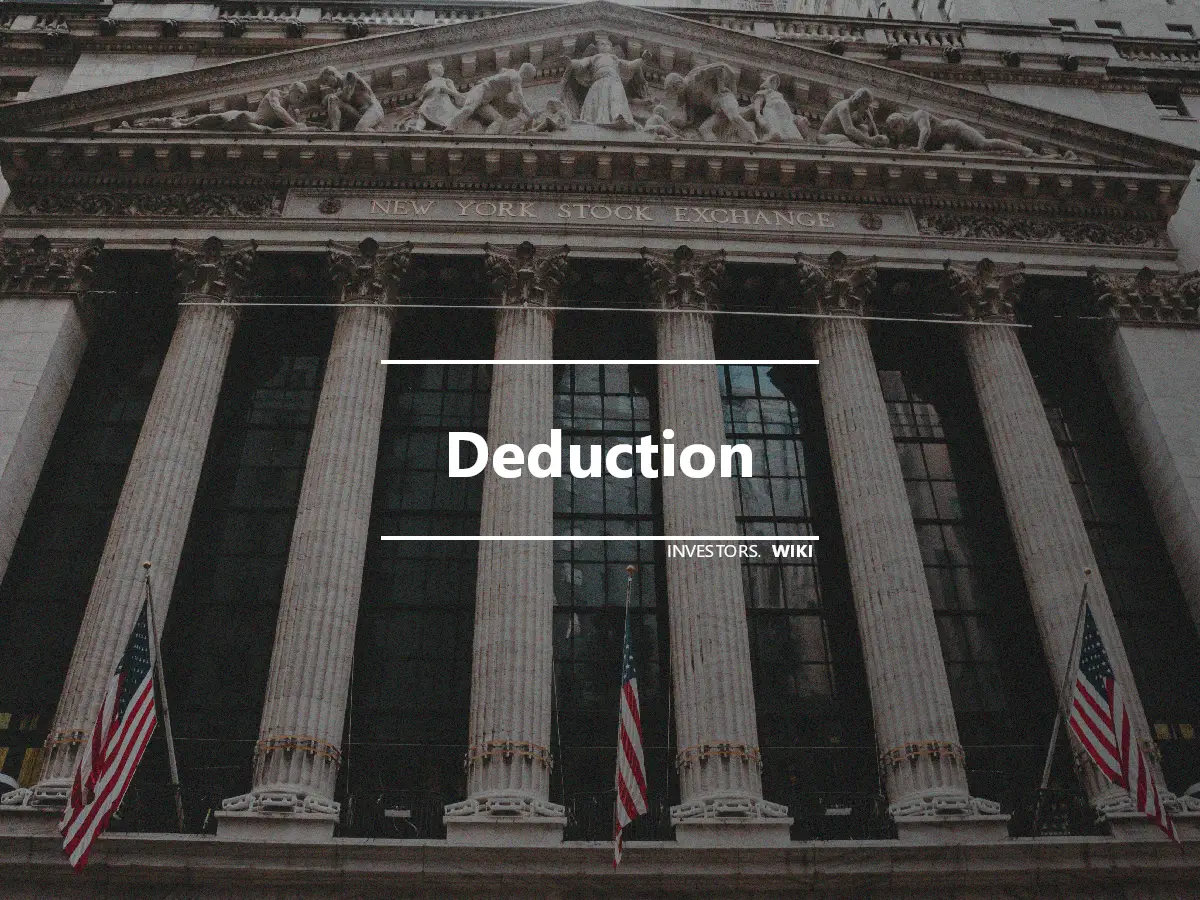 Deduction