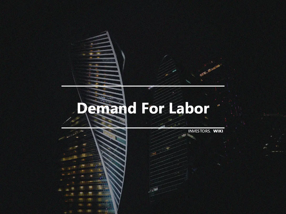 Demand For Labor