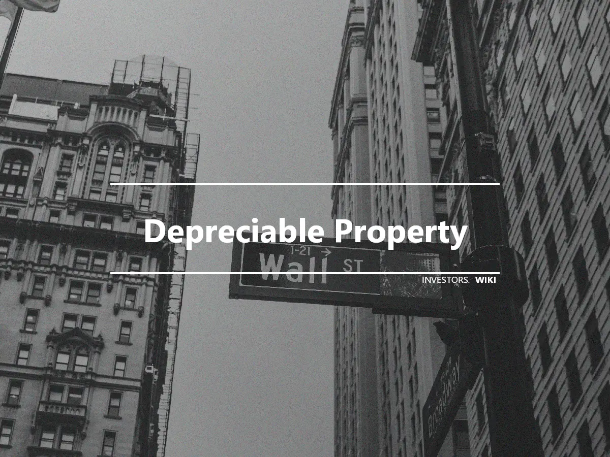 Depreciable Property