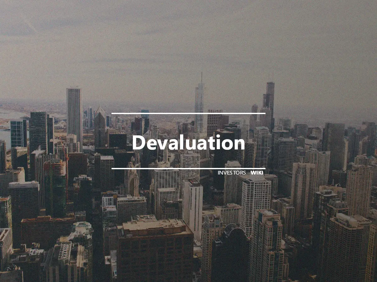 Devaluation