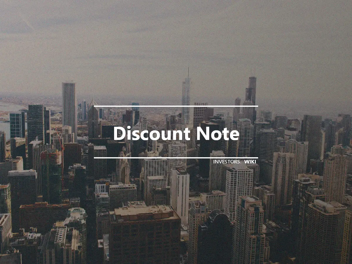 Discount Note