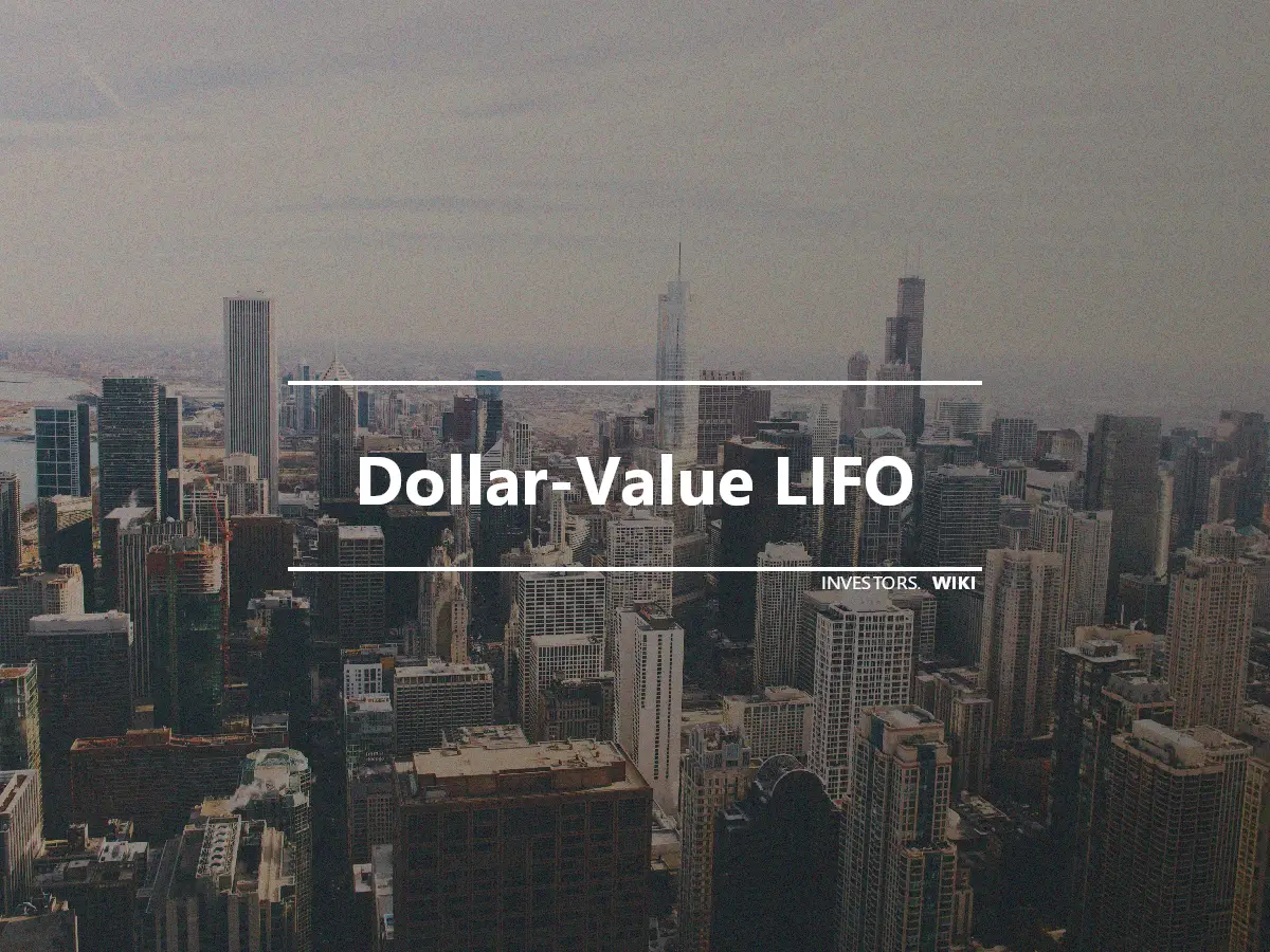 Dollar-Value LIFO