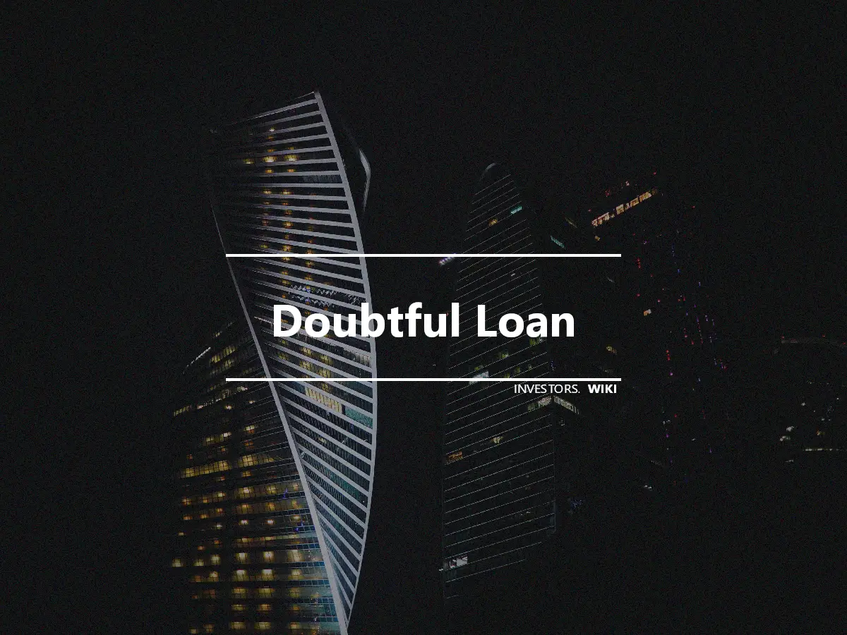 Doubtful Loan