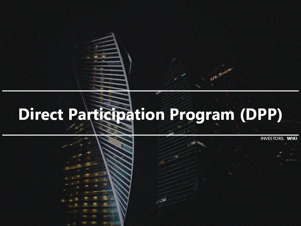 Direct Participation Program (DPP)