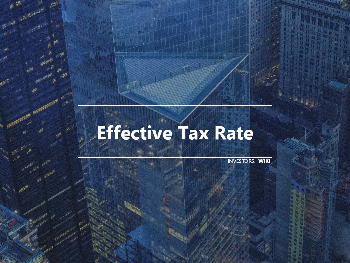 Effective Tax Rate