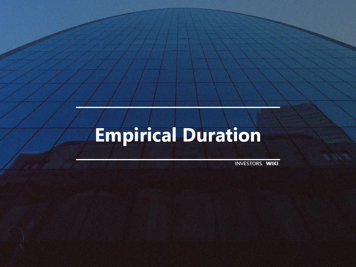 Empirical Duration