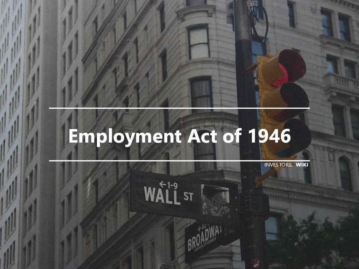 Employment Act of 1946