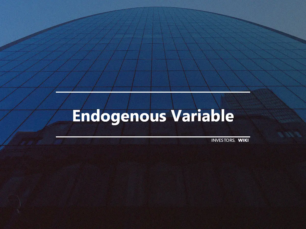 Endogenous Variable
