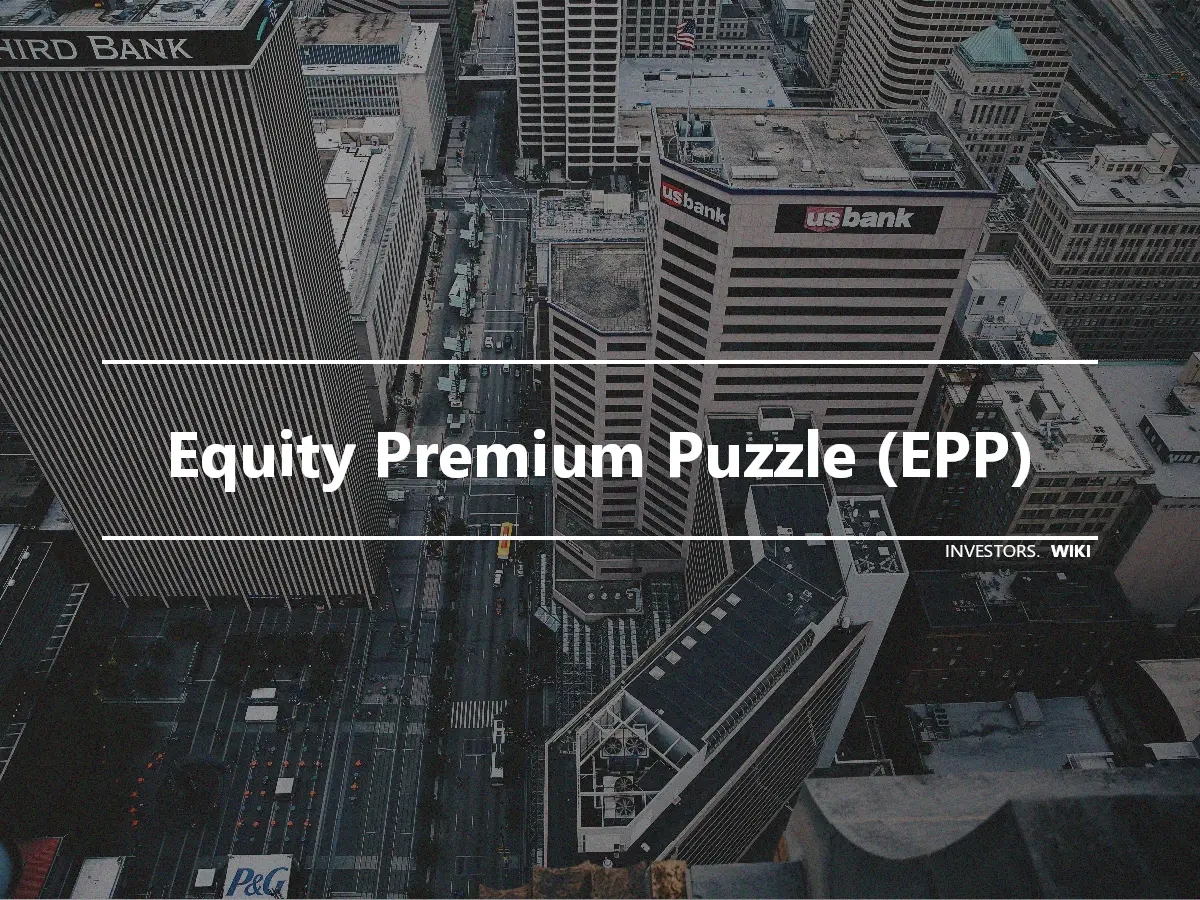 Equity Premium Puzzle (EPP)