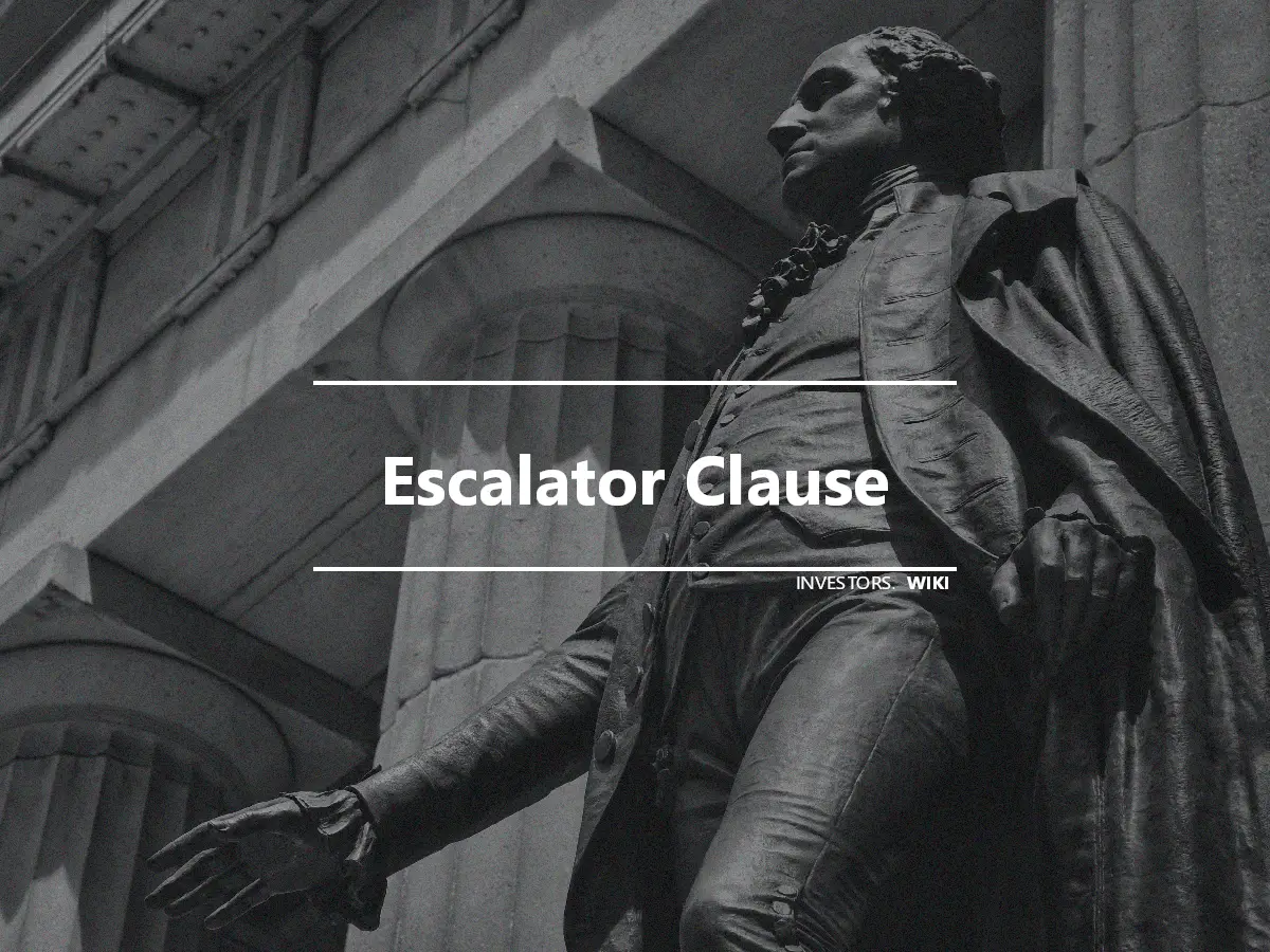 Escalator Clause