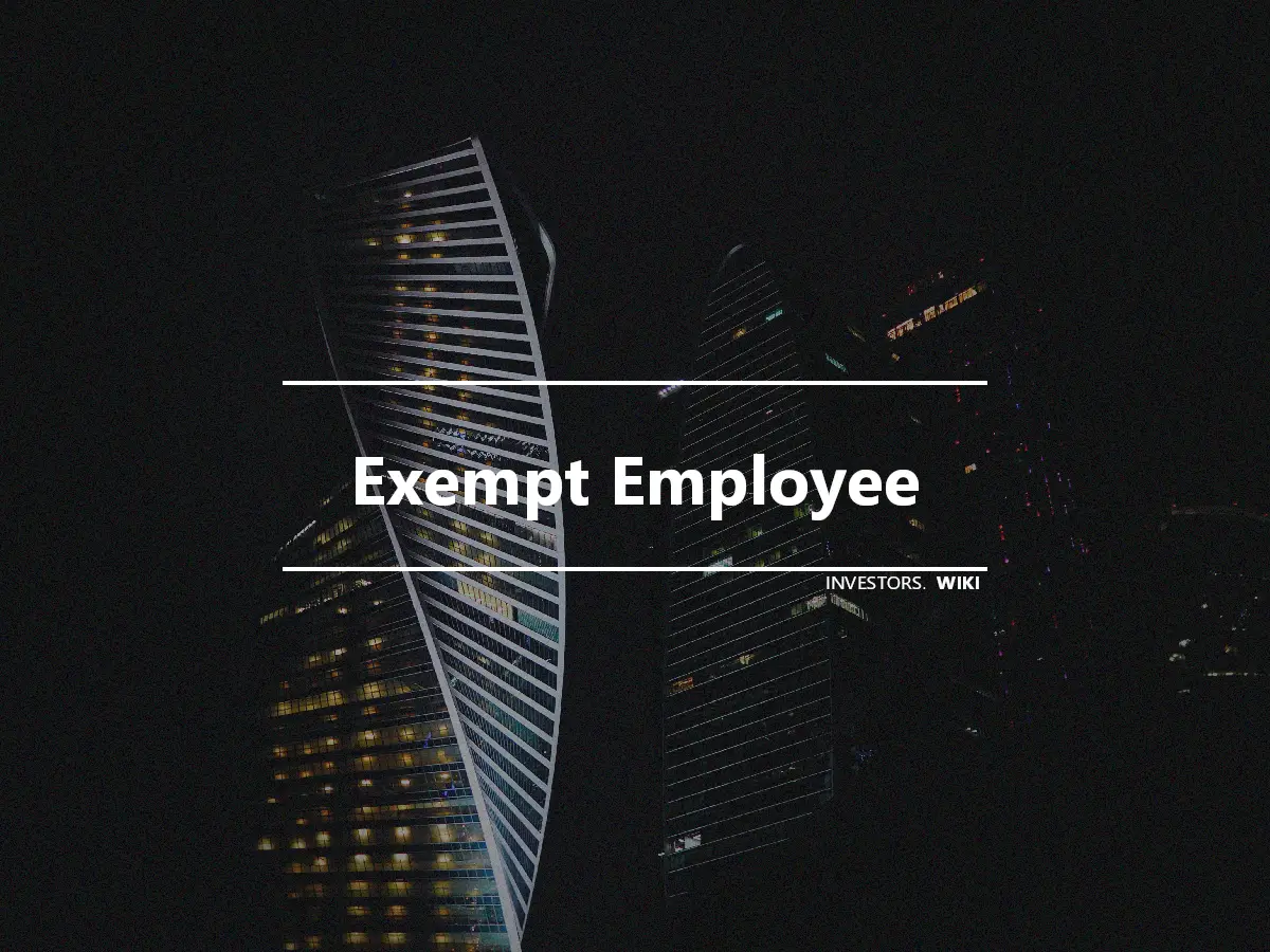 Exempt Employee
