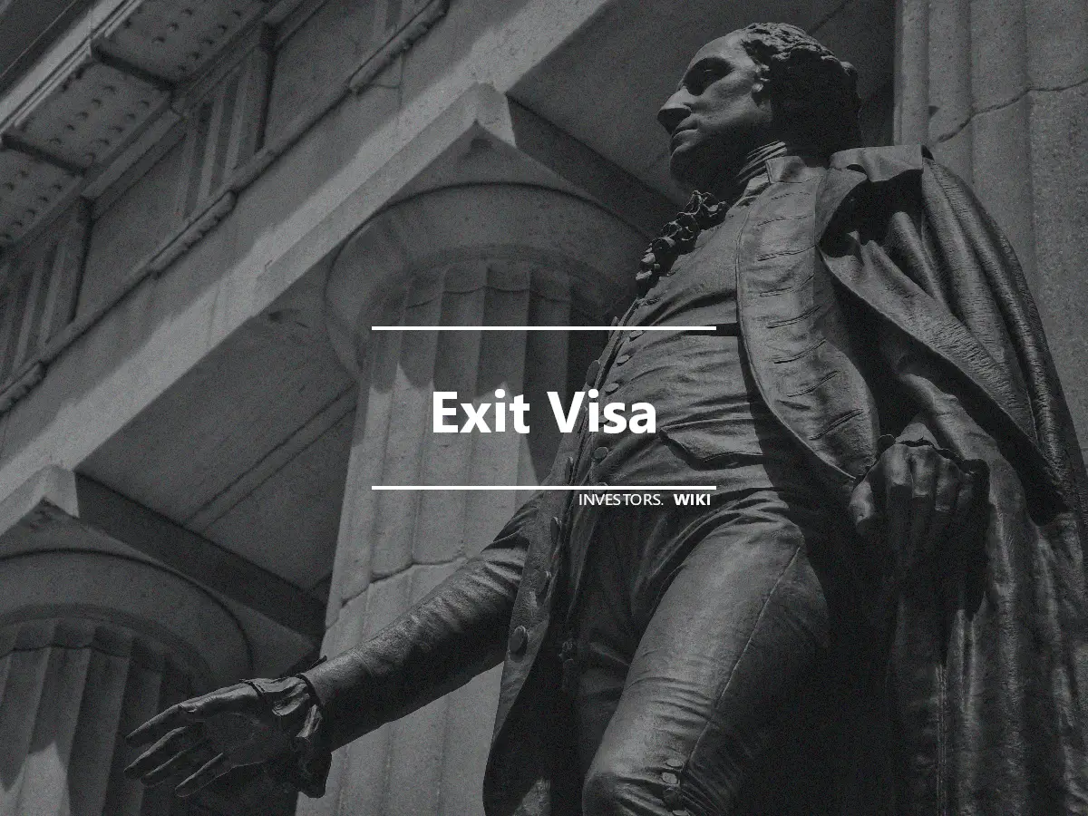 Exit Visa