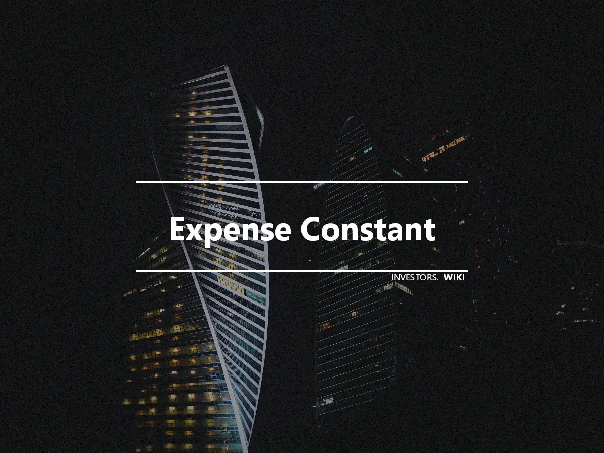 Expense Constant