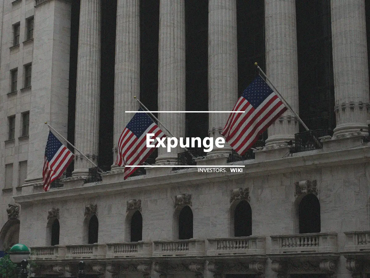 Expunge