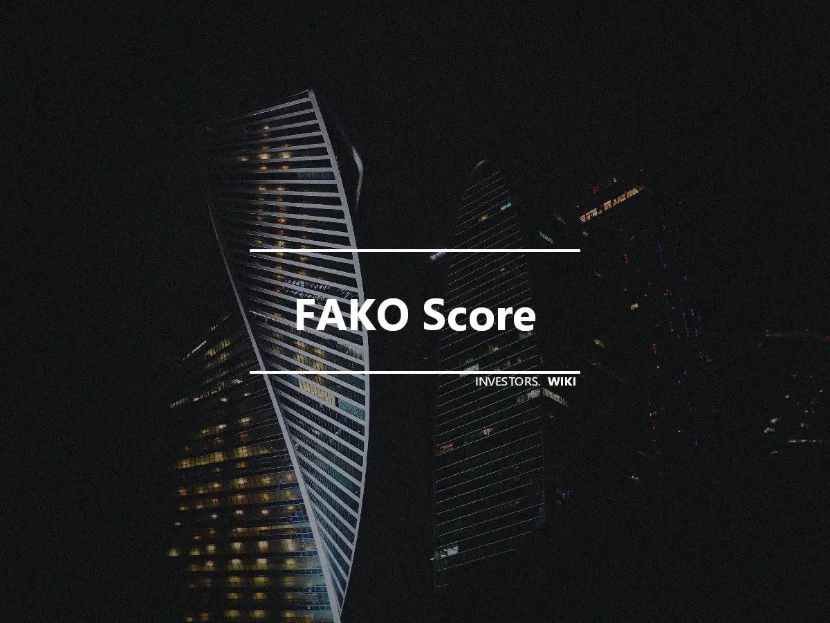 FAKO Score