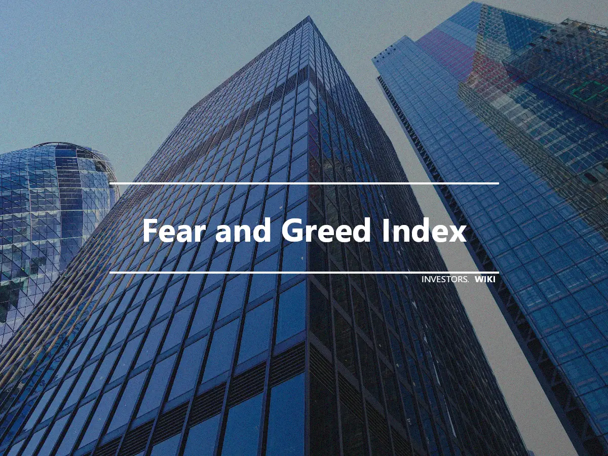 Fear and Greed Index