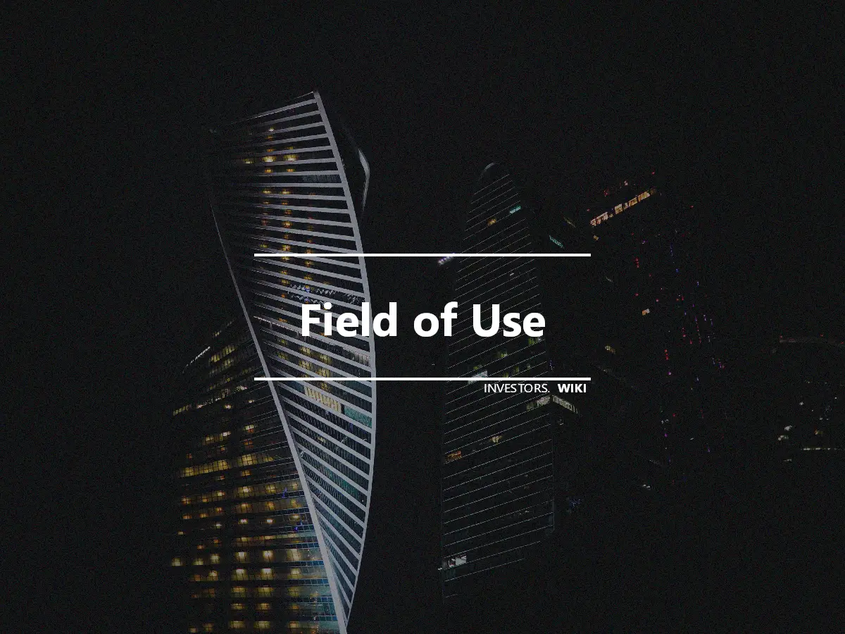 Field of Use