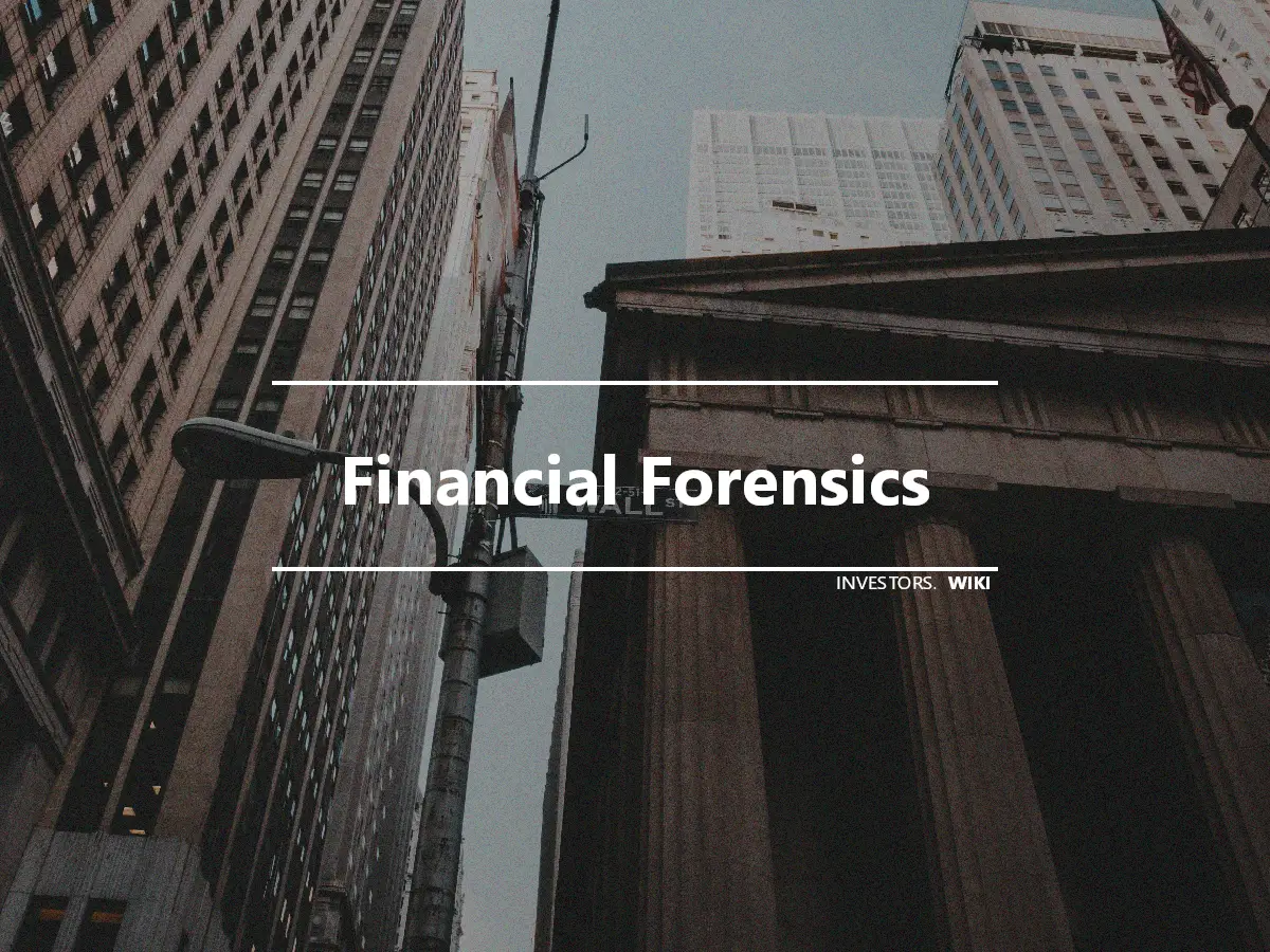 Financial Forensics