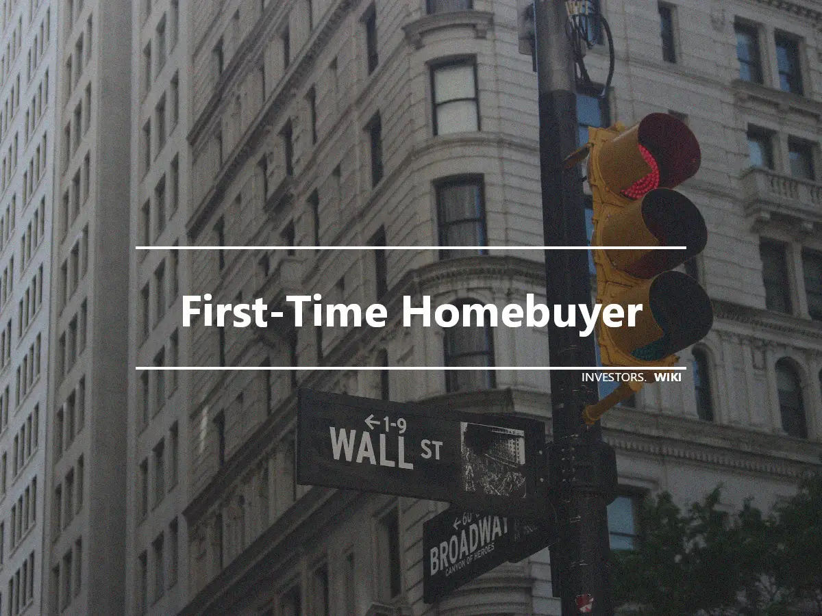 First-Time Homebuyer