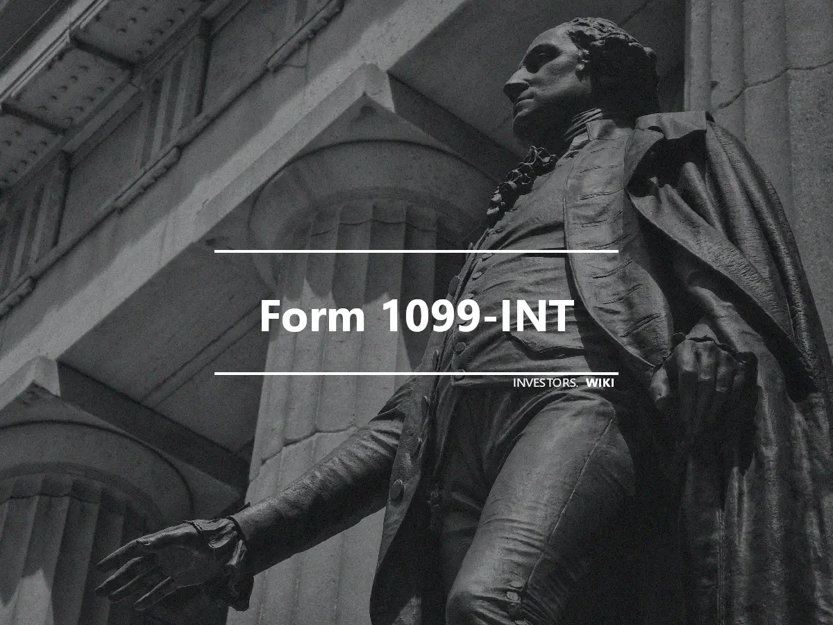 Form 1099-INT