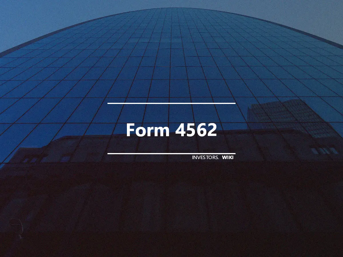 Form 4562