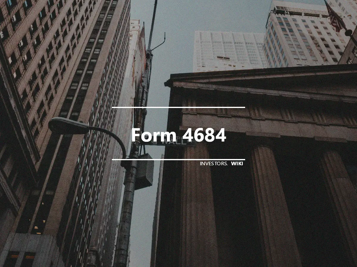 Form 4684
