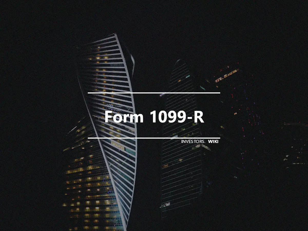 Form 1099-R