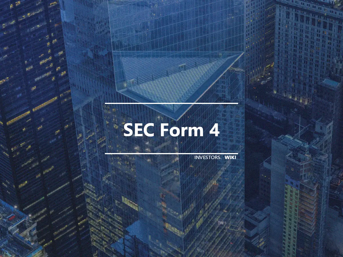 SEC Form 4