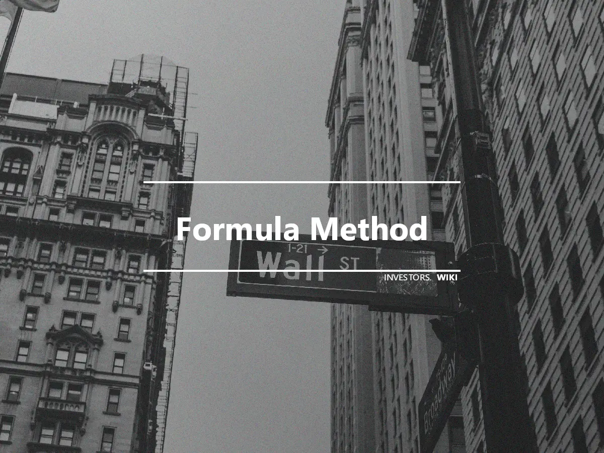 Formula Method