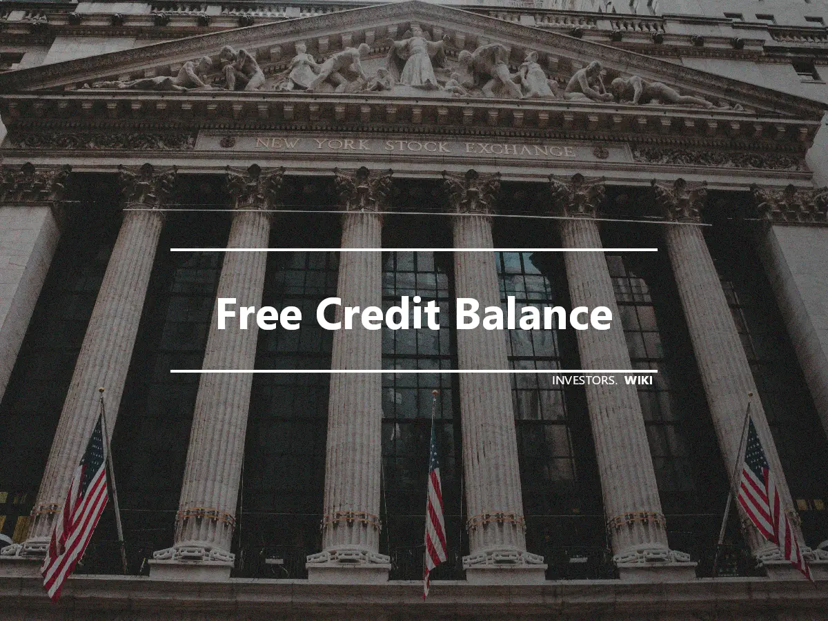 Free Credit Balance